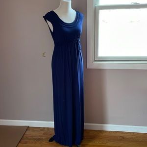 Blue maxi dress